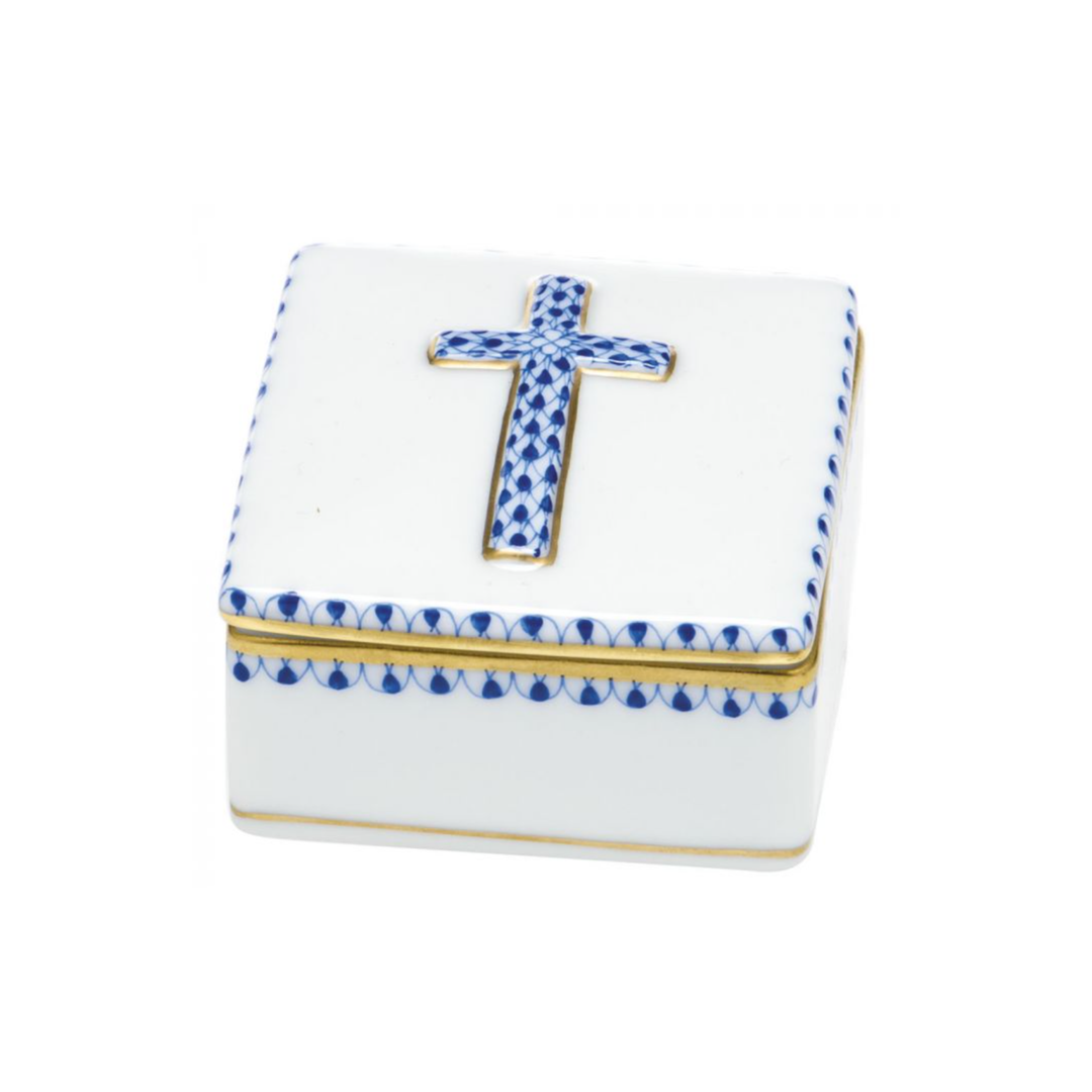 HEREND Prayer Box SAPPHIRE