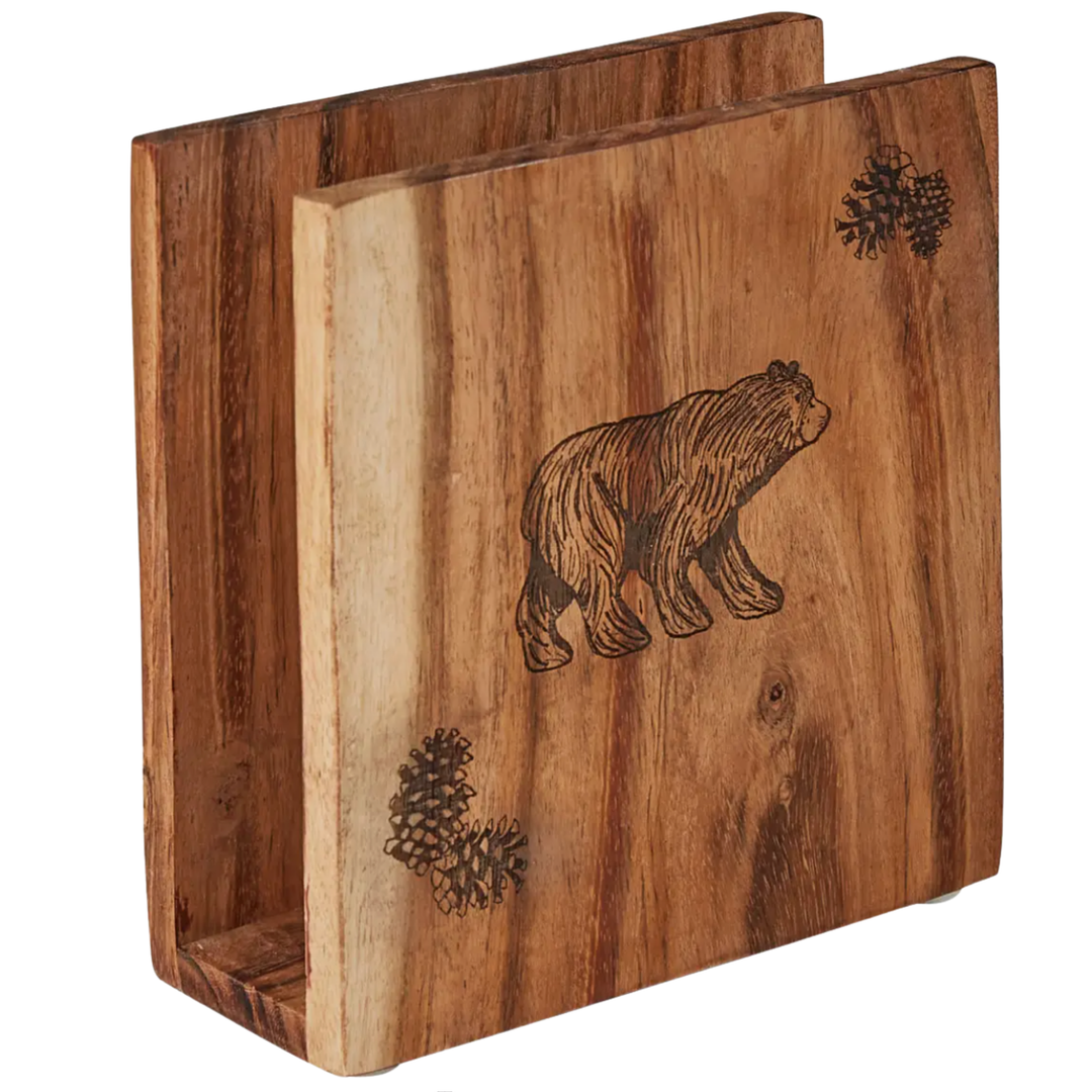 PARK DESIGNS Rustic Wood Napkin Holder