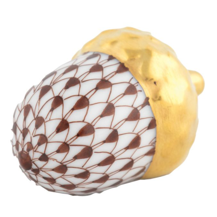 HEREND Acorn CHOCOLATE,KEYLIME,GREEN,SAPPHIRE,RASPBERRY,BLUE,BUTTERSCOTCH,RUST,BLACK