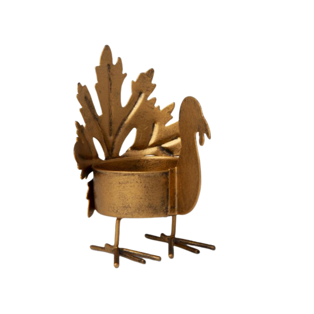 TAG Turkey Leaf Tealight Holder Default Title