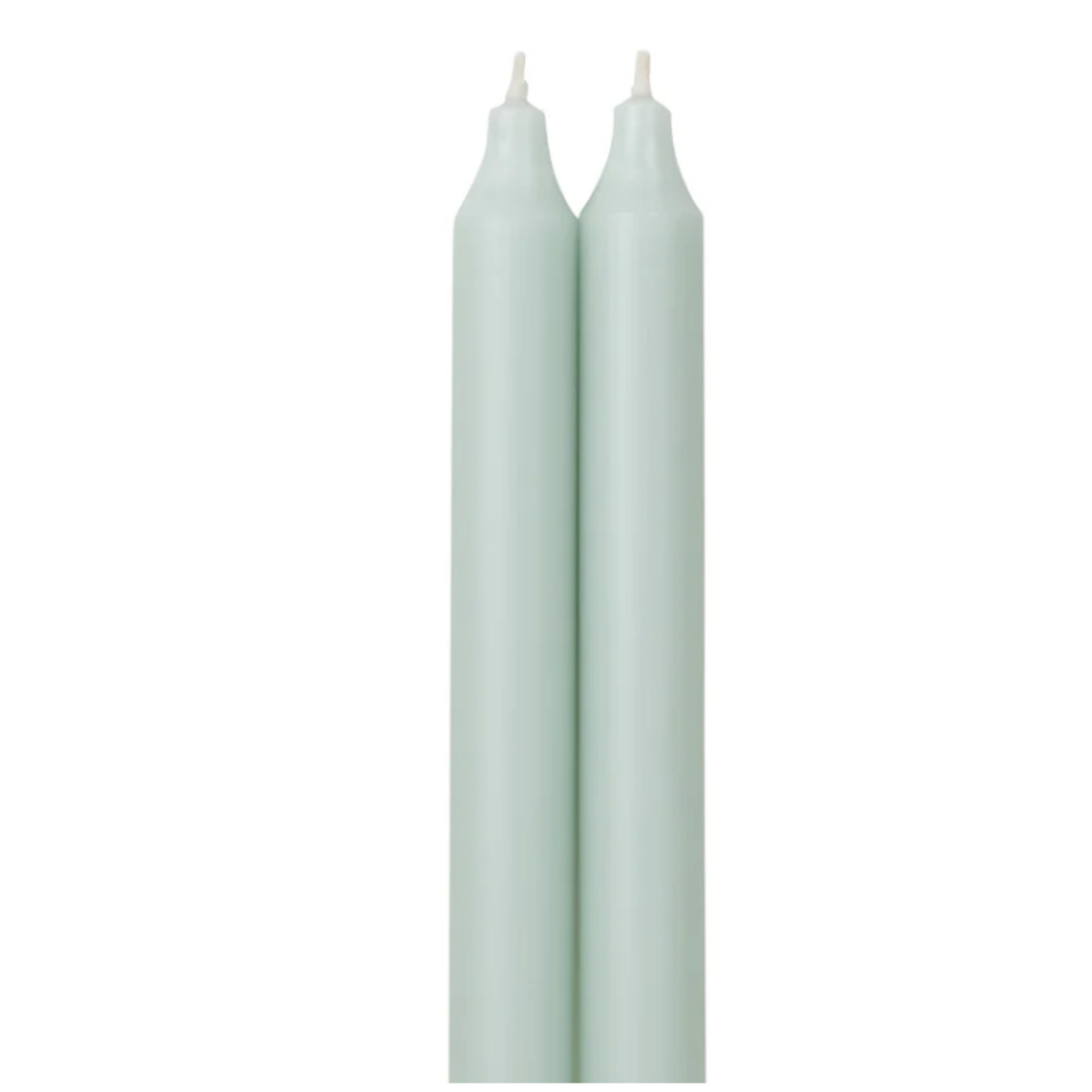 NORTHERN LIGHTS Pistachio Taper Candles Set of 2 Default Title