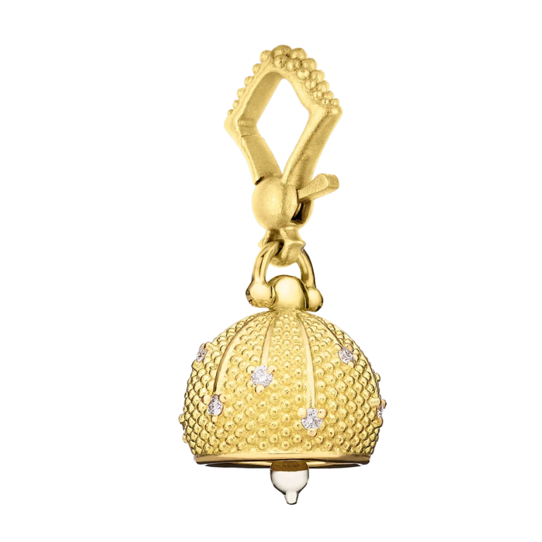 PAUL MORELLI Sequence Meditation #2 Bell In Yellow Gold With Diamonds Default Title
