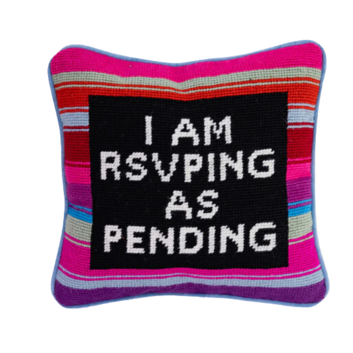 FURBISH STUDIO RSVP Needlepoint Pillow