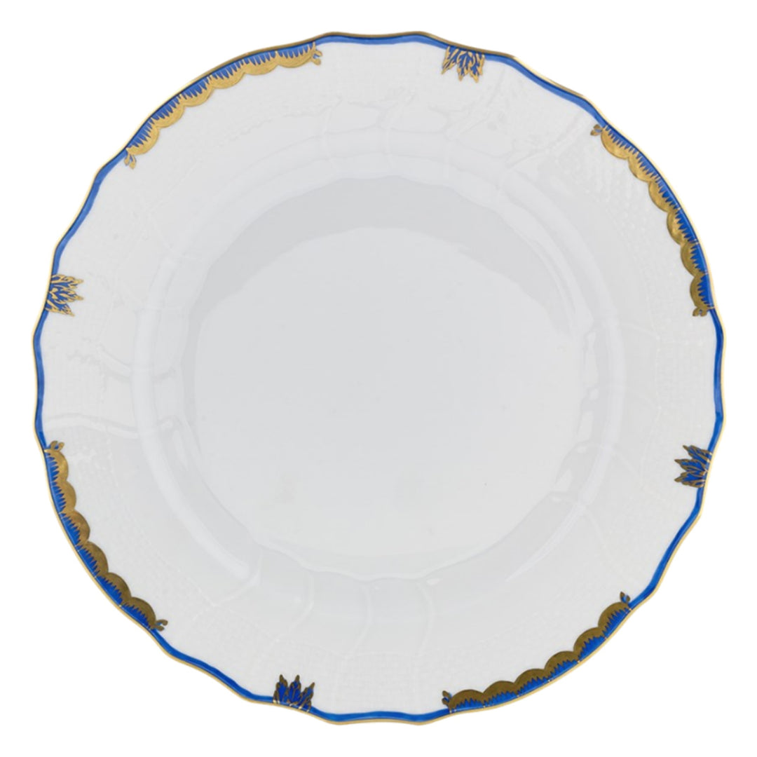 HEREND Princess Victoria Blue Bread and Butter Plate