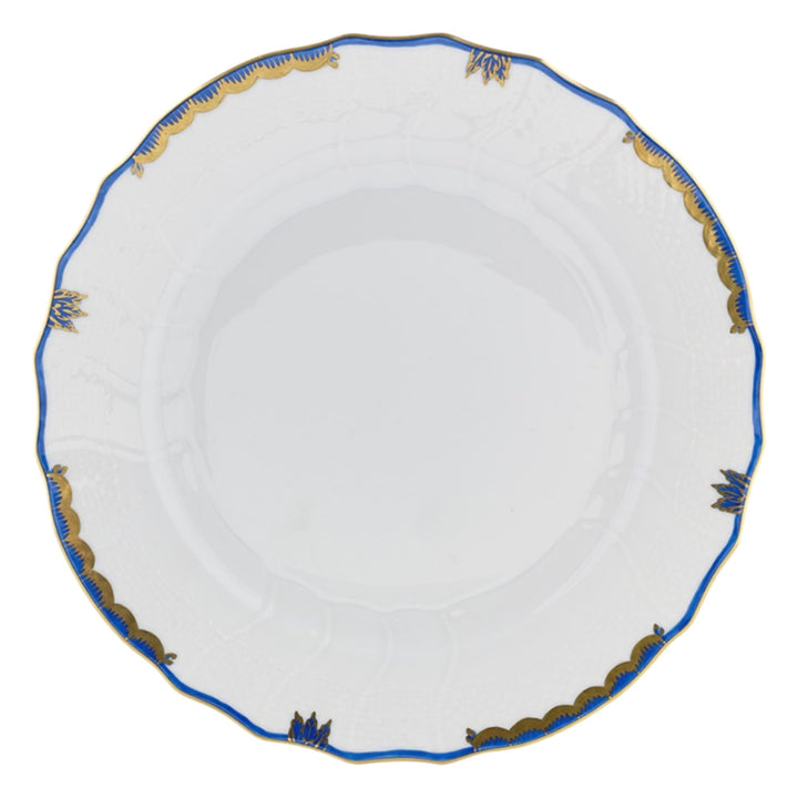 HEREND Princess Victoria Blue Bread and Butter Plate