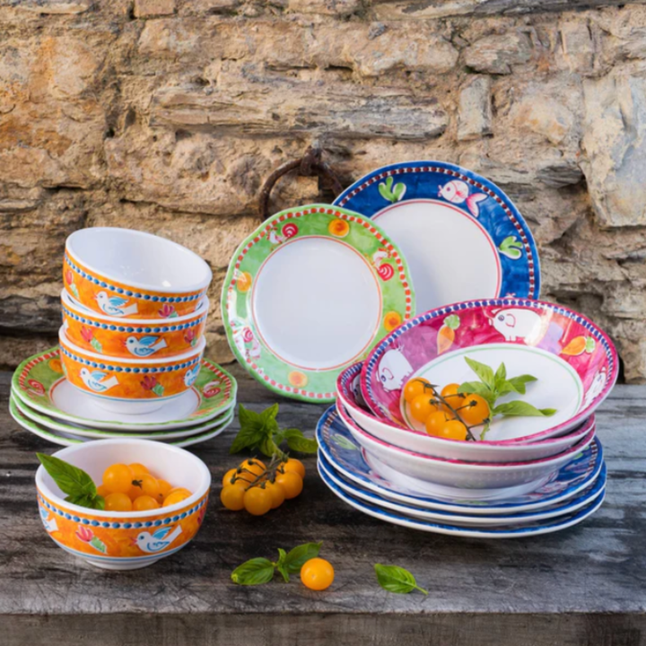 VIETRI Melamine Campagna Porco Pasta Bowl