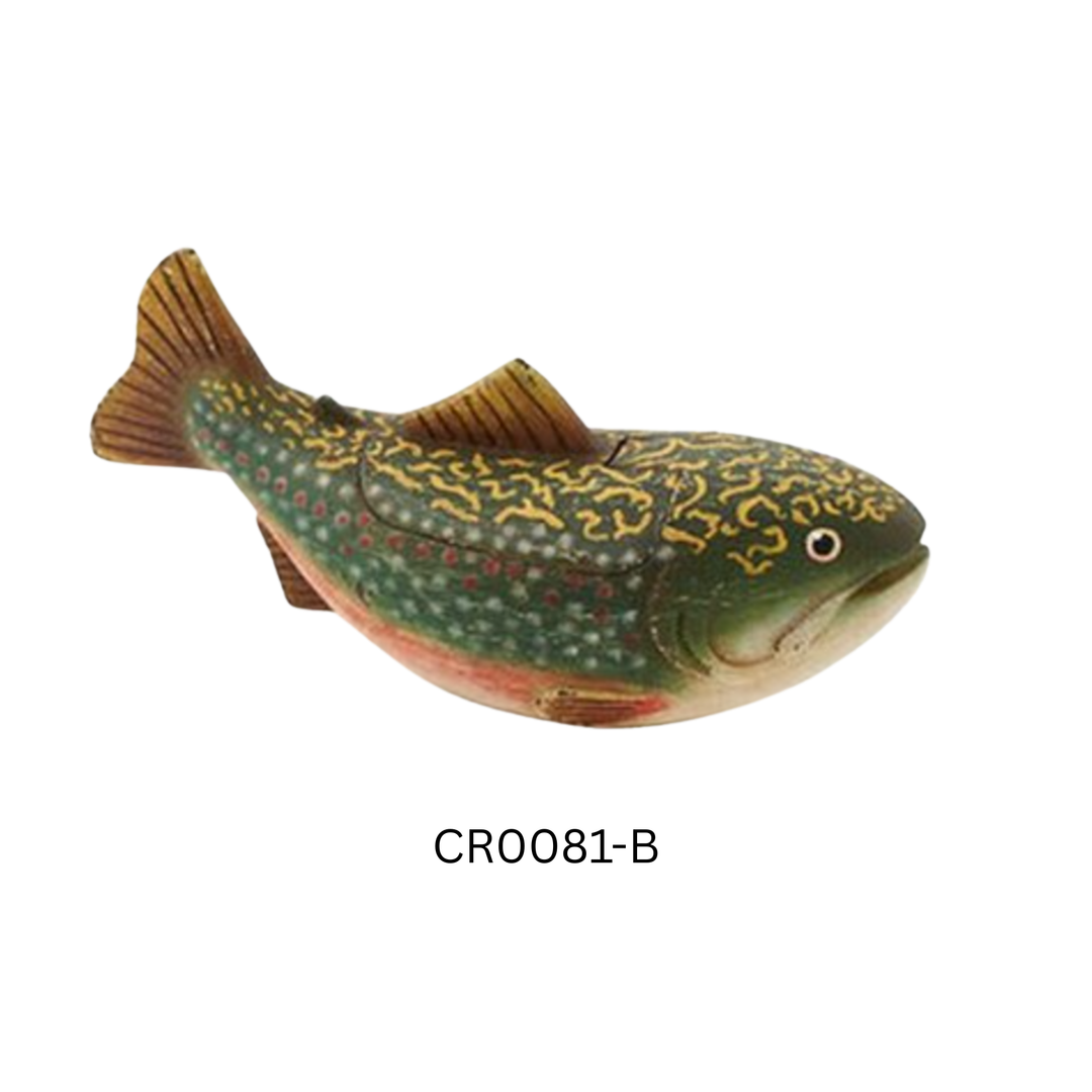 180 DEGREES Wooden Hinged Trout Box