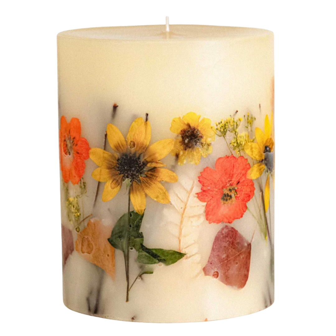 ROSY RINGS Honey Tobacco Round Candle Default Title