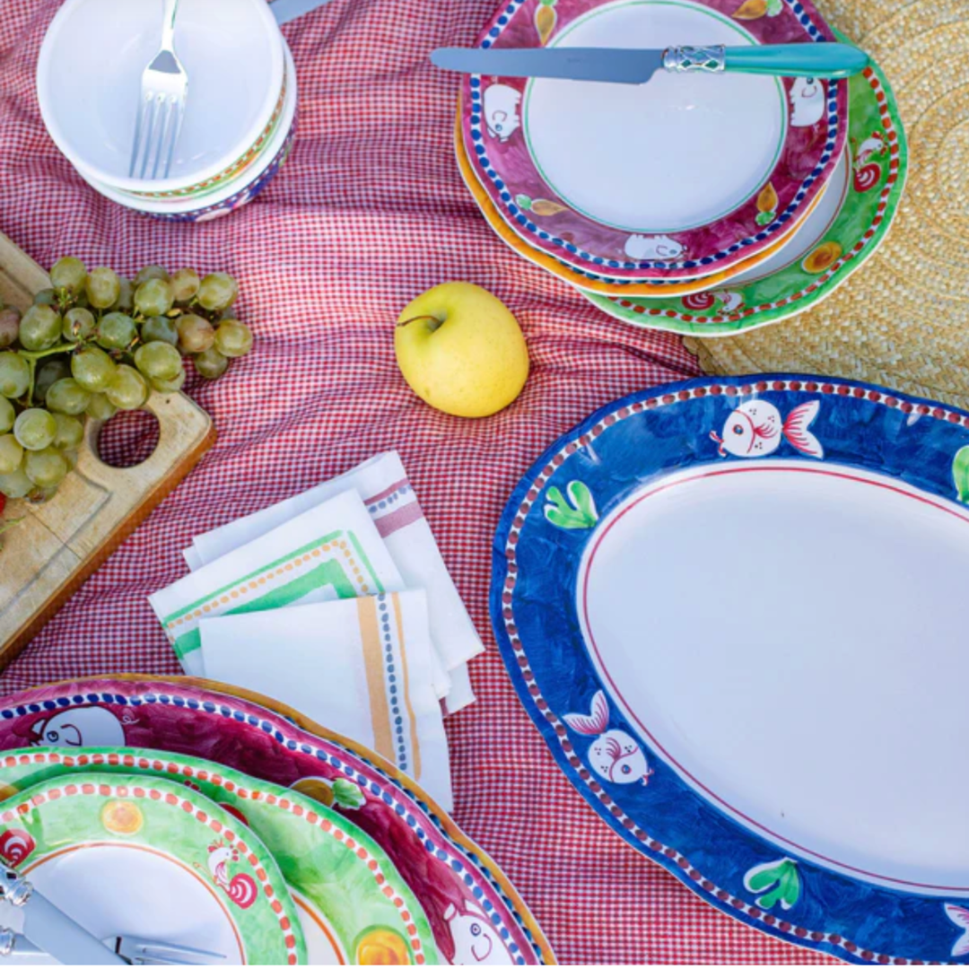 VIETRI Melamine Campagna Porco Salad Plate