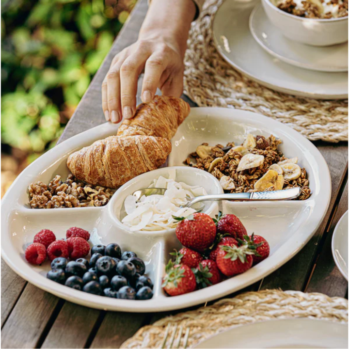 JULISKA Puro Whitewash Crudite Platter