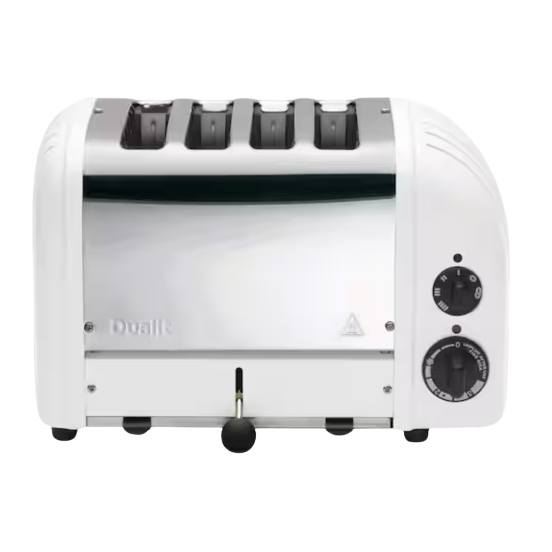 ELECTRA-CRAFT Dualit White New Gen 4 Slice Toaster Default Title