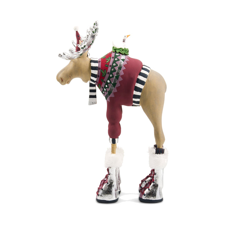MACKENZIE CHILDS MacKenzie-Childs Patience Brewster Mooseltoe Milton Moose Figure