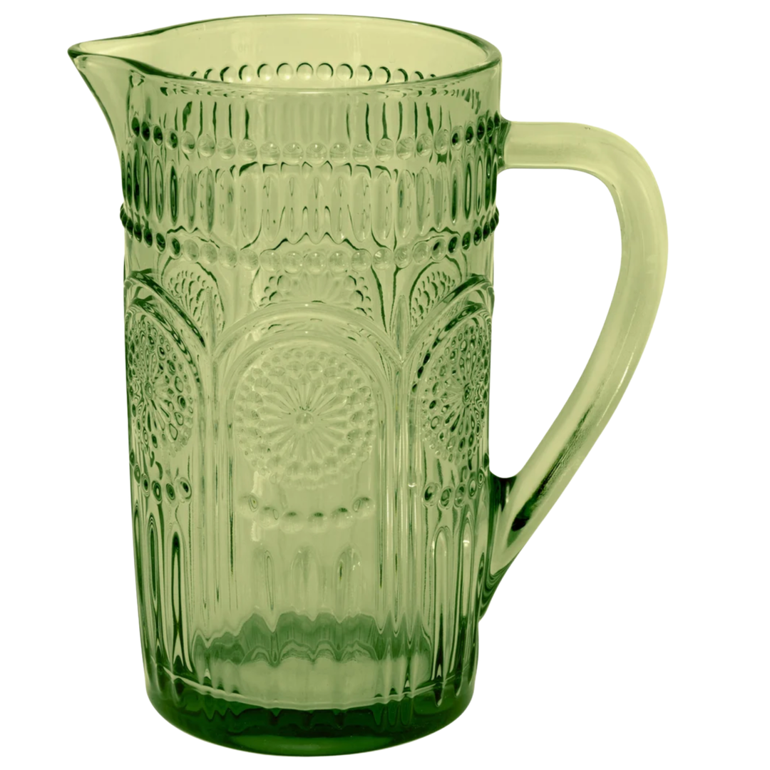 BOSTON INTERNATIONAL Olive Codi Glass Pitcher