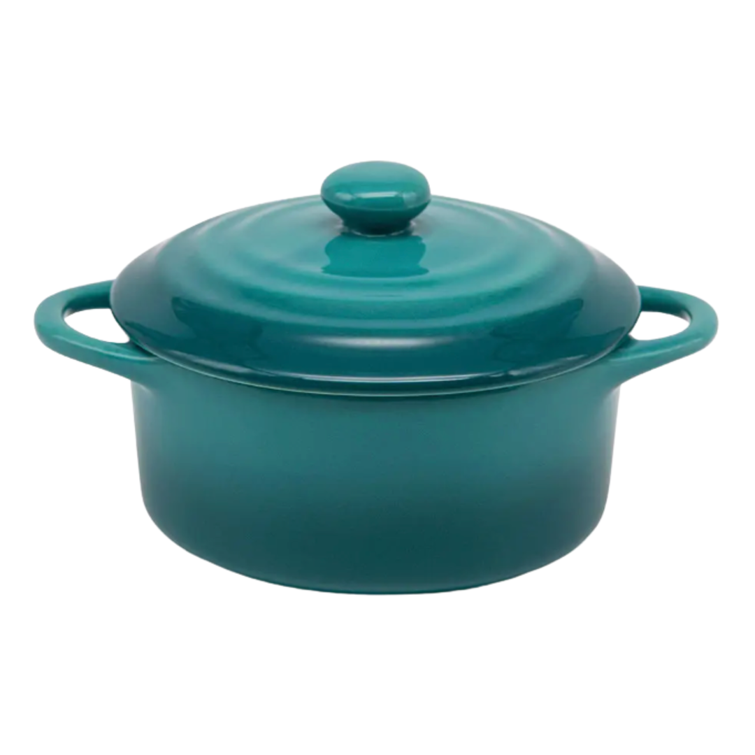 KOOK Aqua Ombre Mini Casserole Covered Bowl With Lid Default Title