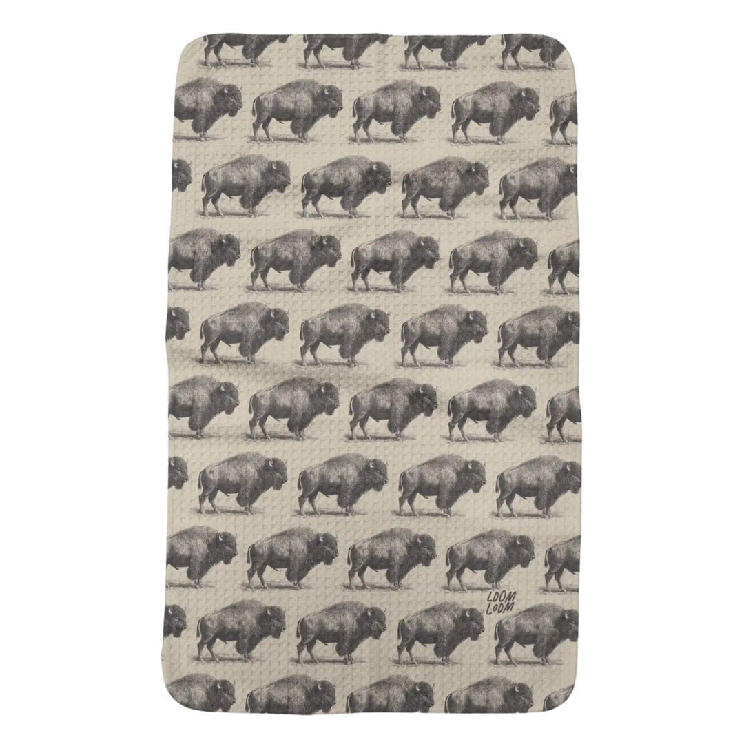 LOOM LOOM Buffalo Rows Kitchen Towel