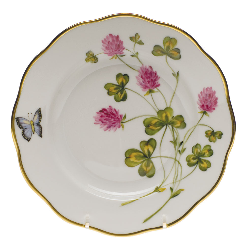 HEREND Texas Blue Bonnet American Wildflower Salad Plate