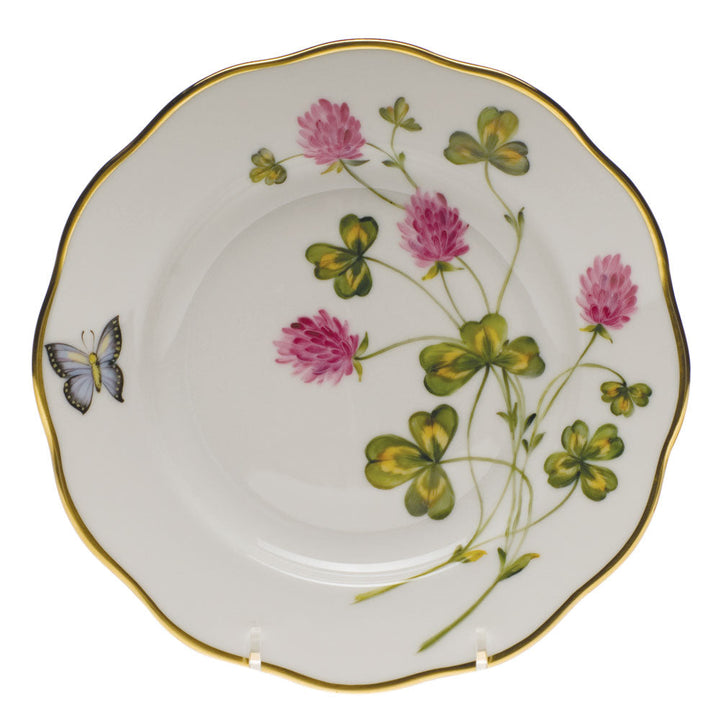 HEREND Texas Blue Bonnet American Wildflower Salad Plate