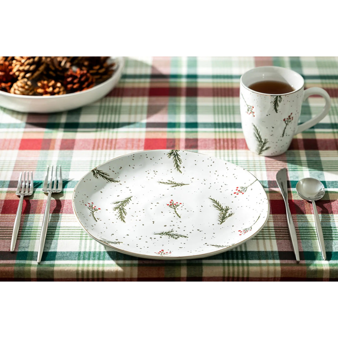 GRACE TEAWARE Holly Berries Dinner Plate