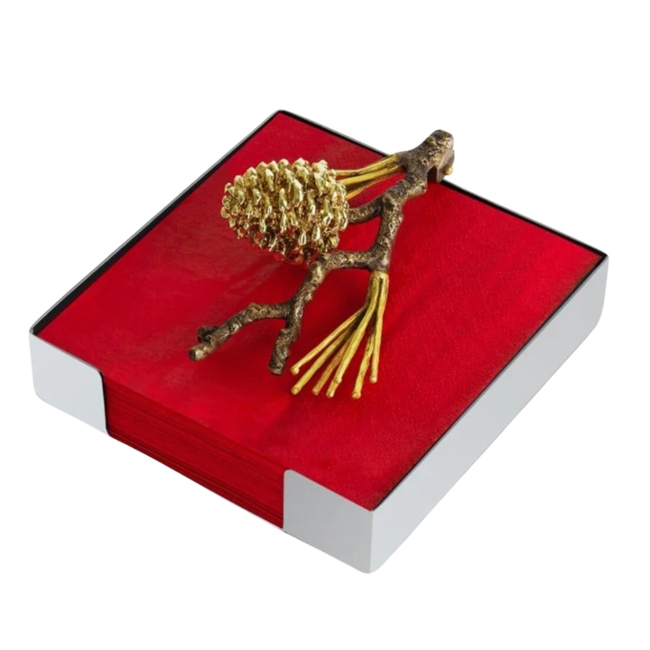 MICHAEL ARAM Pine Cone Cocktail Napkin Holder