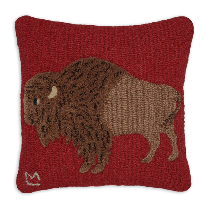 CHANDLER 4 CORNERS Plush Buffalo Pillow Default Title