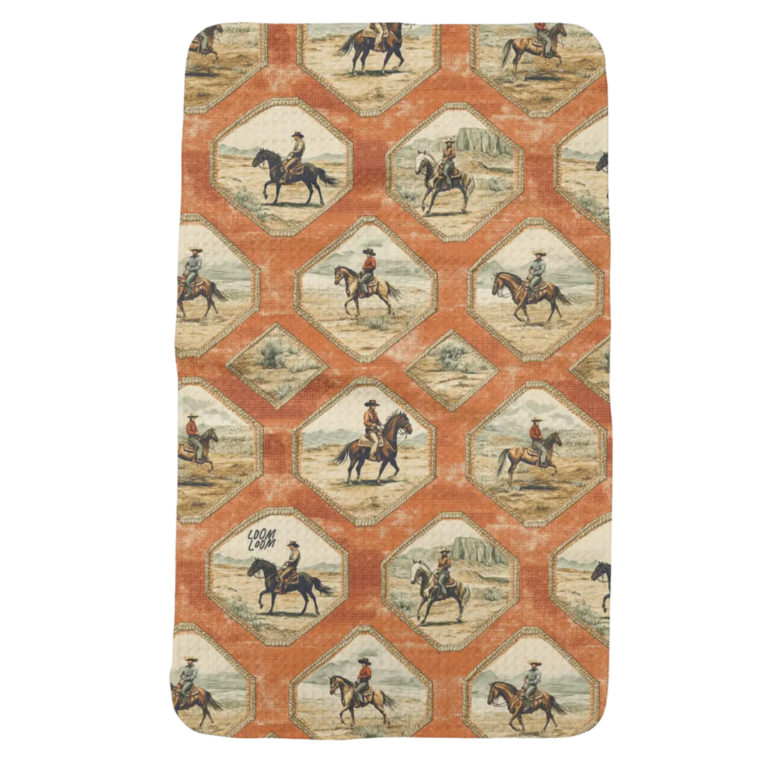 LOOM LOOM Cowboy Frames Dishtowel Default Title