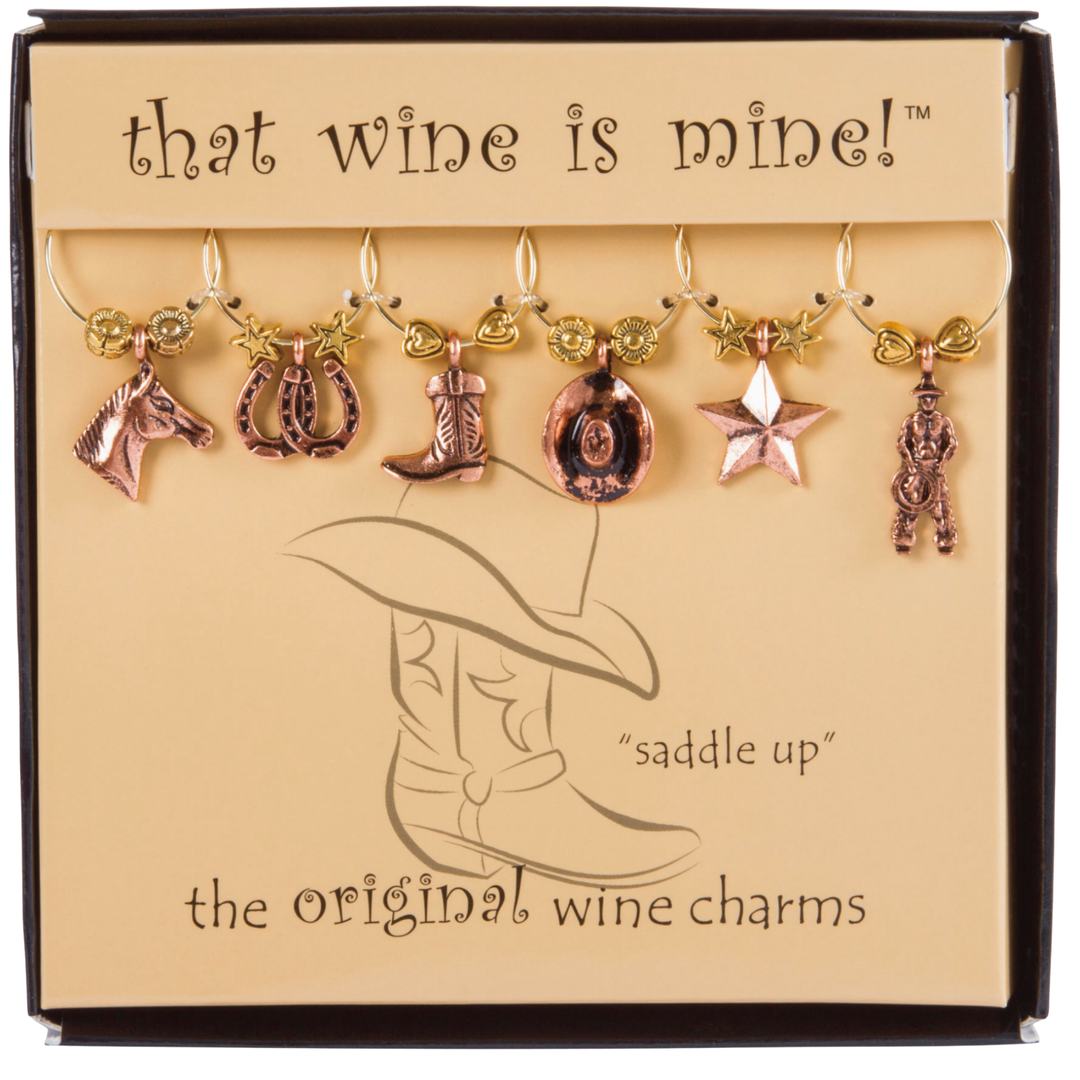 SUPREME HOUSEWARES Saddle Up Set Of Wine Charms Default Title