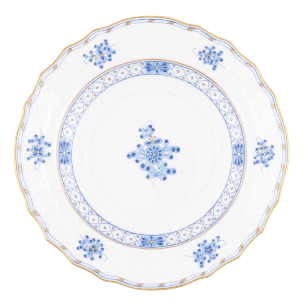 HEREND Blue Garden Salad Plate Default Title