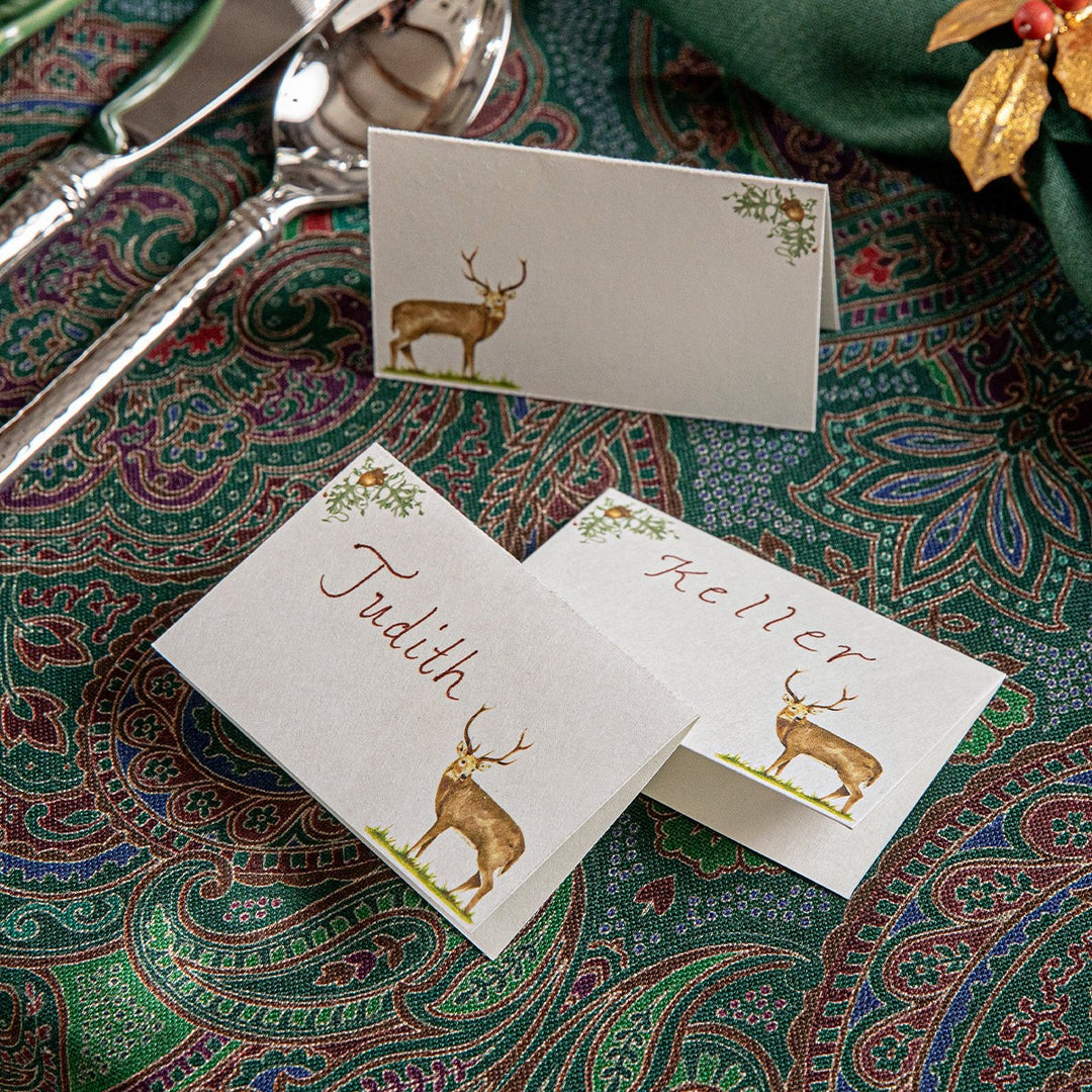 JULISKA Forest Walk Stag Place Card Set of 12
