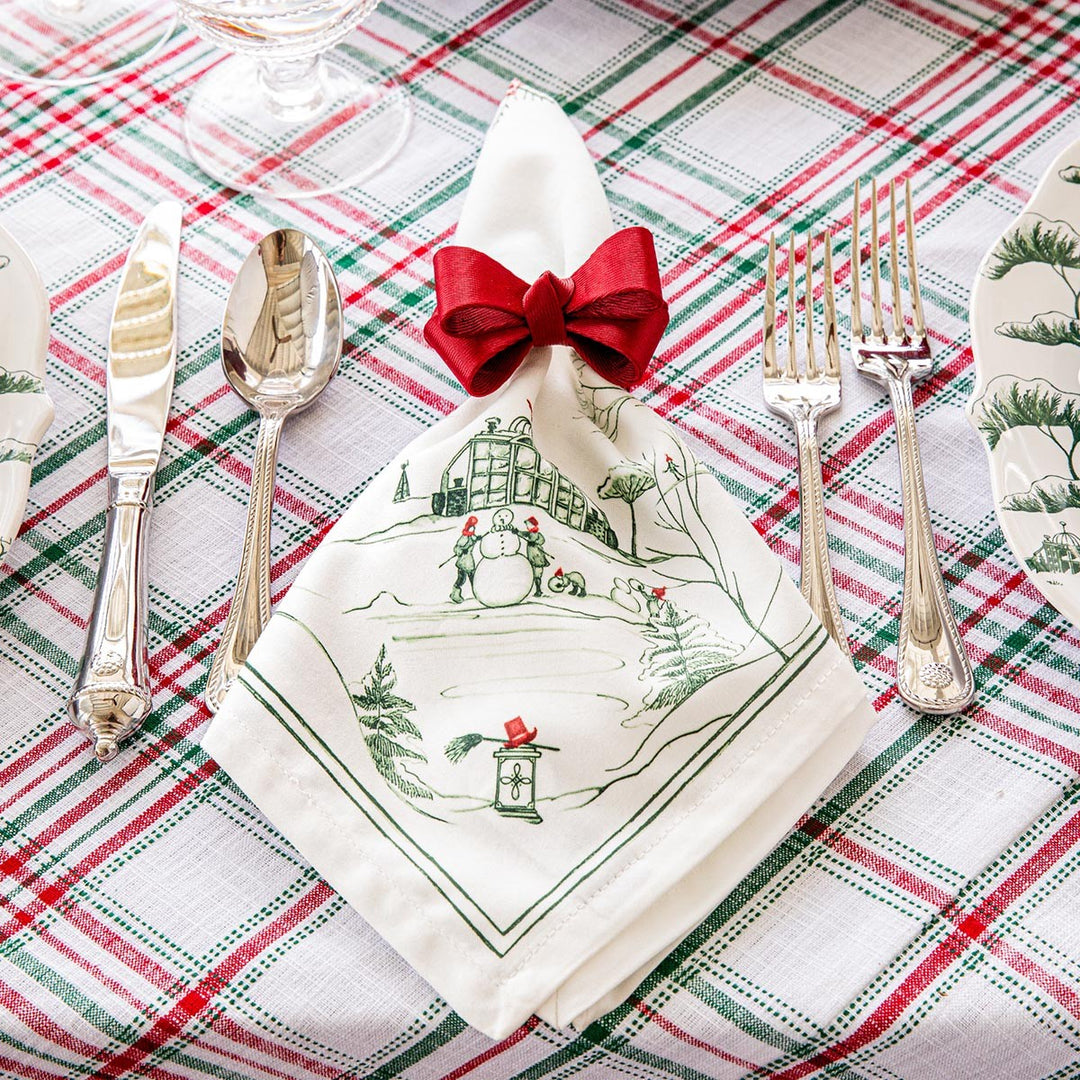 JULISKA Country Estate Winter Frolic Evergreen Napkin