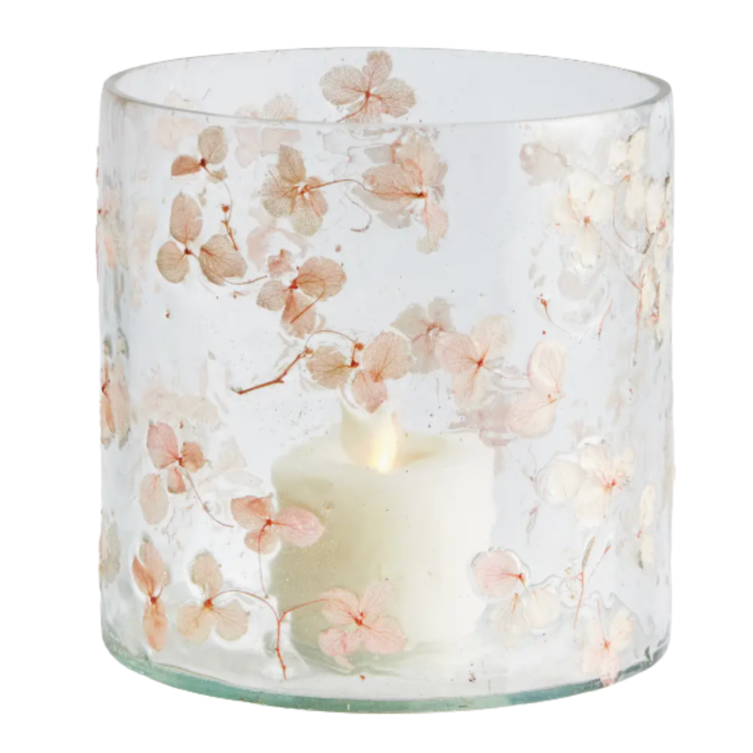 NAPA HOME & GARDEN Petite Blossoms Small Hurricane Candleholder