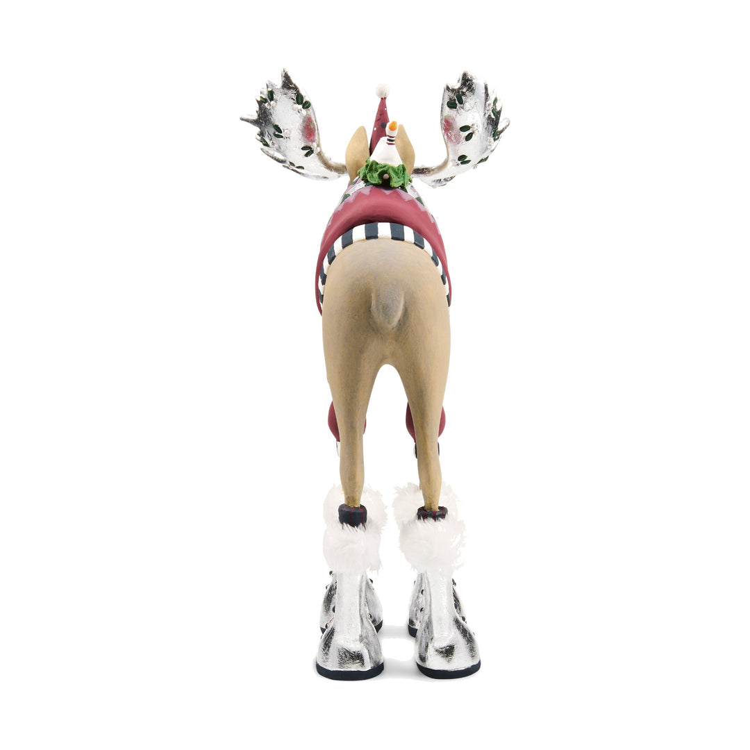 MACKENZIE CHILDS MacKenzie-Childs Patience Brewster Mooseltoe Milton Moose Figure