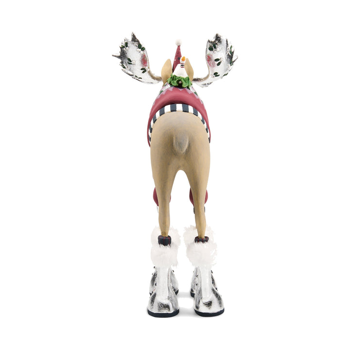 MACKENZIE CHILDS MacKenzie-Childs Patience Brewster Mooseltoe Milton Moose Figure