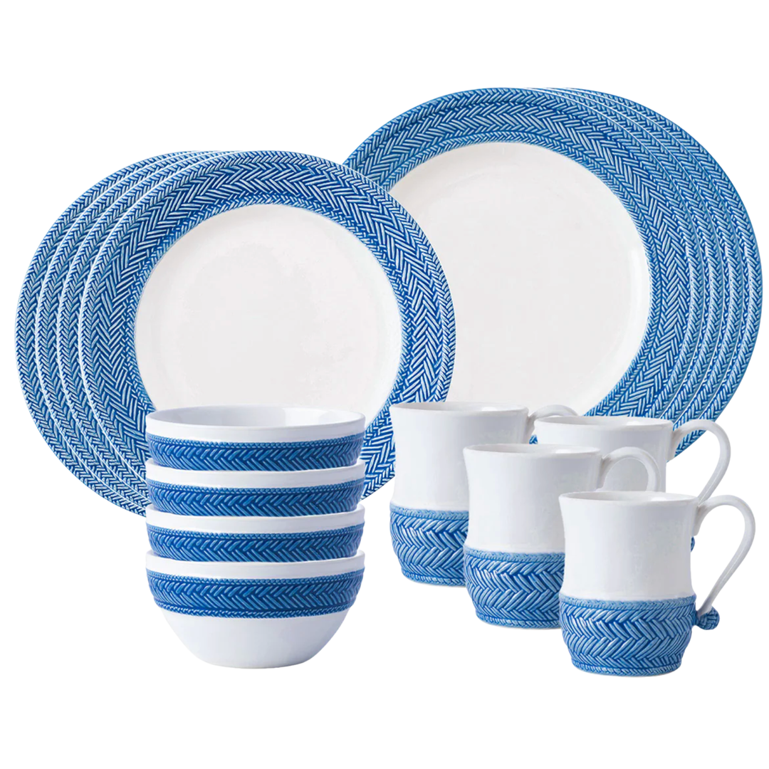 JULISKA Le Panier 16C Plate Setting In Delft Blue (Online Only)