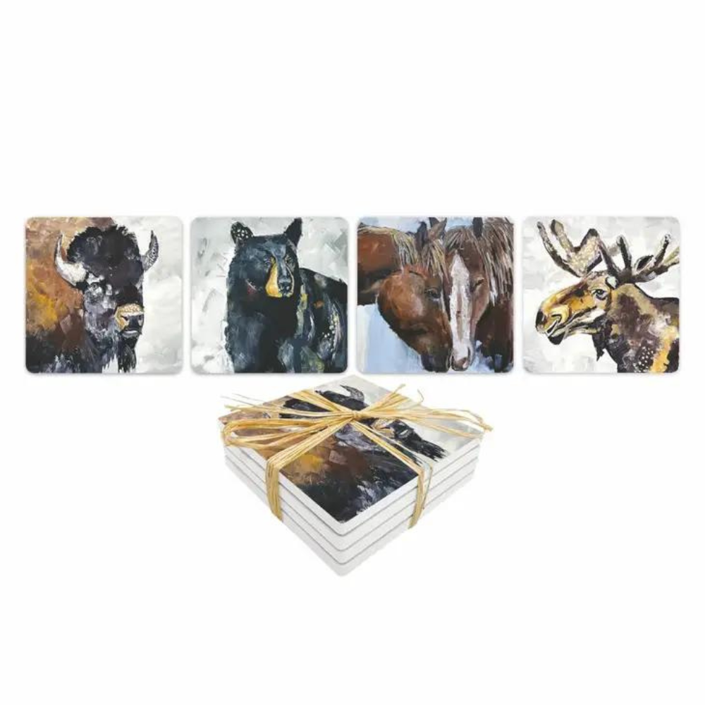 PAPERPRODUCTS Frontier Stone Coaster Set Default Title
