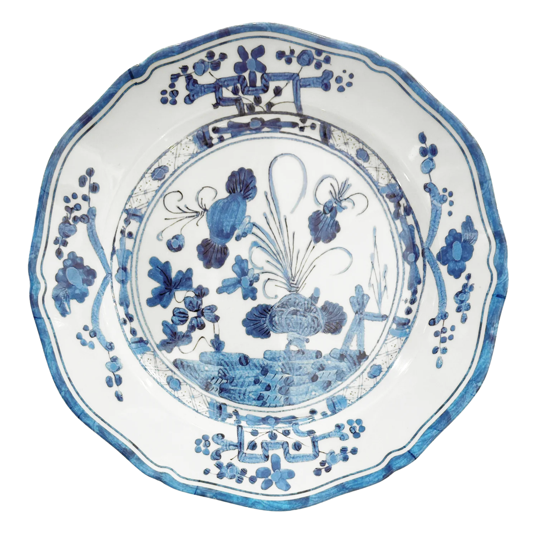 BEATRIZ BALL Vida Faenza White And Blue Dinner Plate Default Title