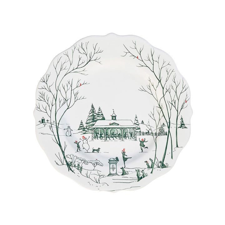 JULISKA Country Estate Winter Frolic Evergreen Dessert Salad Plate Default Title