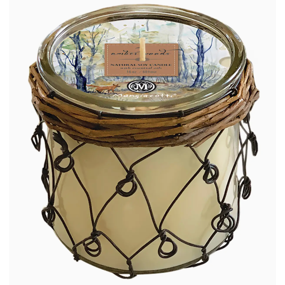 BOSTON INTERNATIONAL Amber Woods Farmhouse Soy Candle Default Title