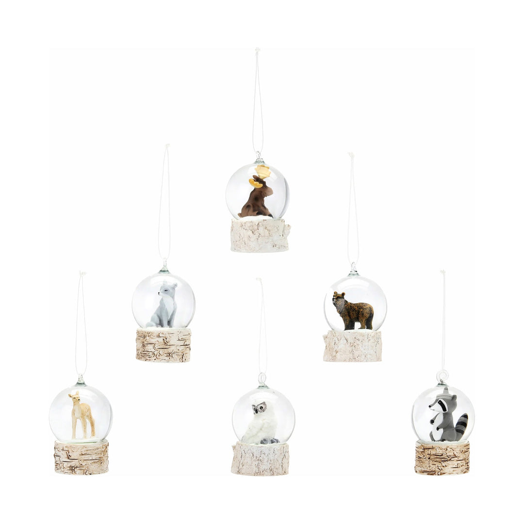 180 DEGREES Mini Woodland Animal Snow Globe Default Title