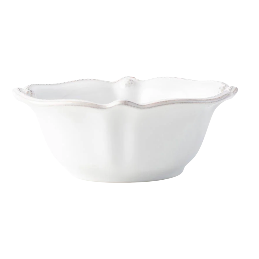 JULISKA JULISKA BERRY & THREAD FLARED CEREAL/ICE CREAM BOWL WHITEWASHED Default Title