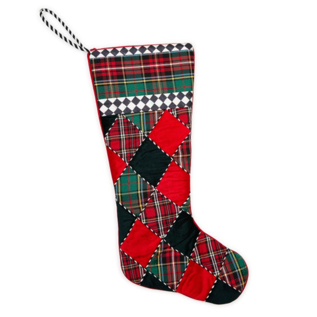 MACKENZIE CHILDS Tartan Christmas Stocking Default Title