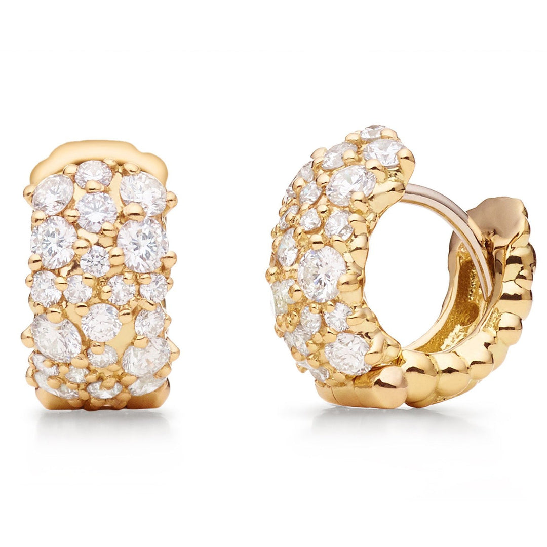 PAUL MORELLI Confetti Yellow Gold Snap Hoop Earrings Default Title