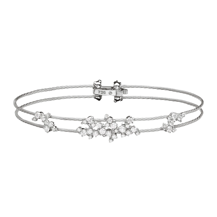 PAUL MORELLI Confetti Double Wire Bracelet With Diamonds