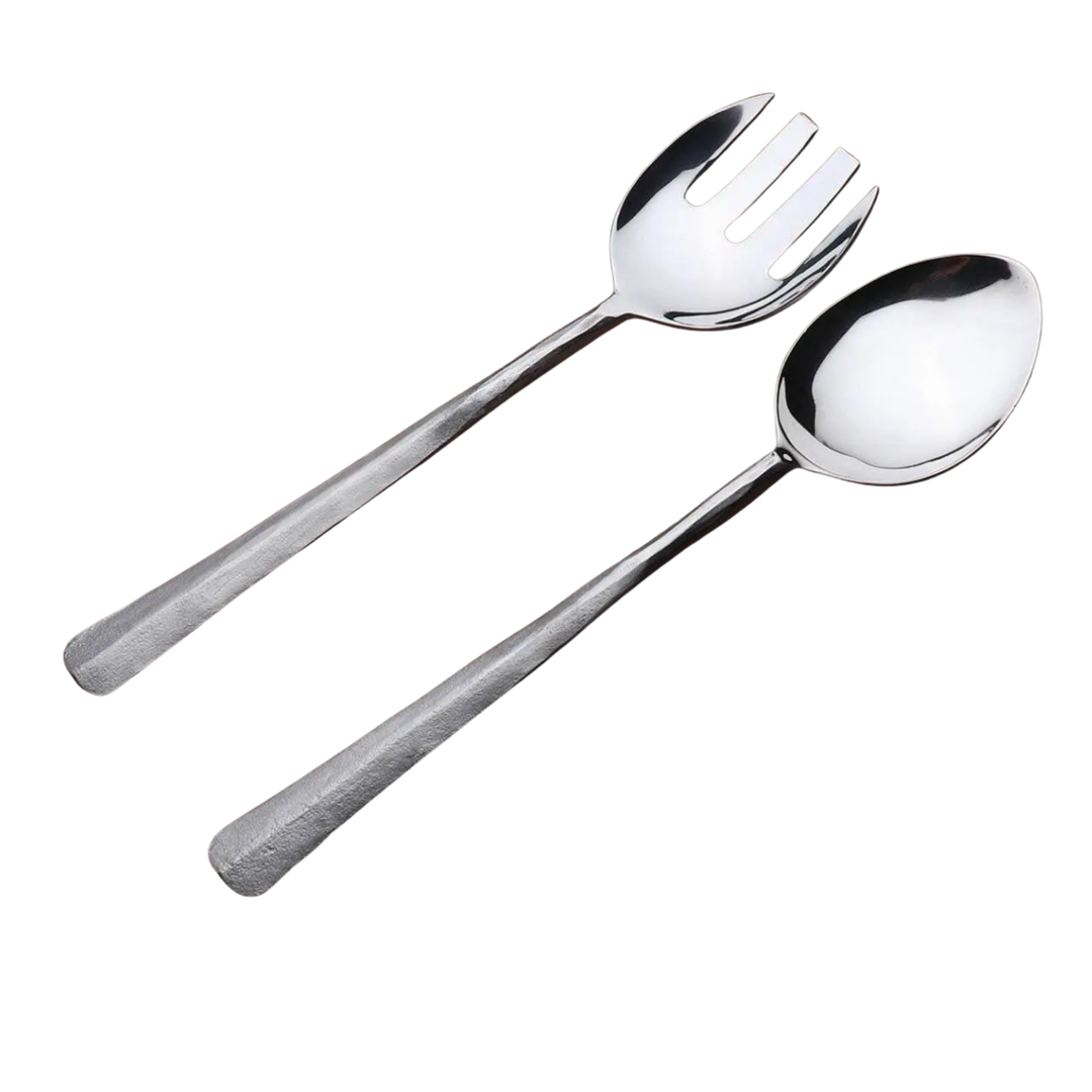 INOX ARTISANS Ridge Salad Serving Set Default Title