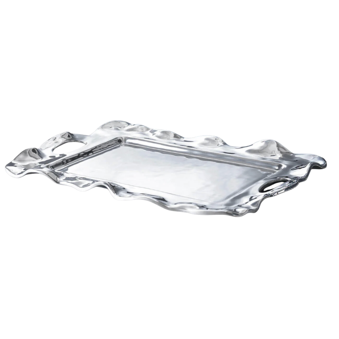 BEATRIZ BALL Vento Rebecca Medium Rectangular Tray With Handles Default Title