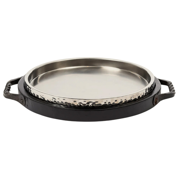 JAN BARBOGLIO Sabado Server Tray With Silver Insert