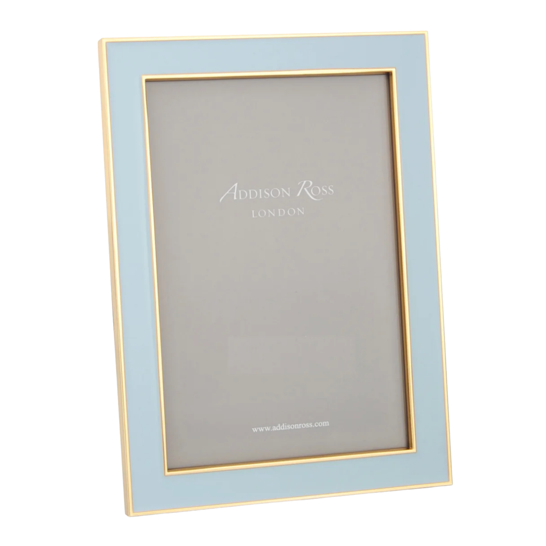 ADDISON ROSS Powder Blue And Gold Frame 5" X 7" Default Title