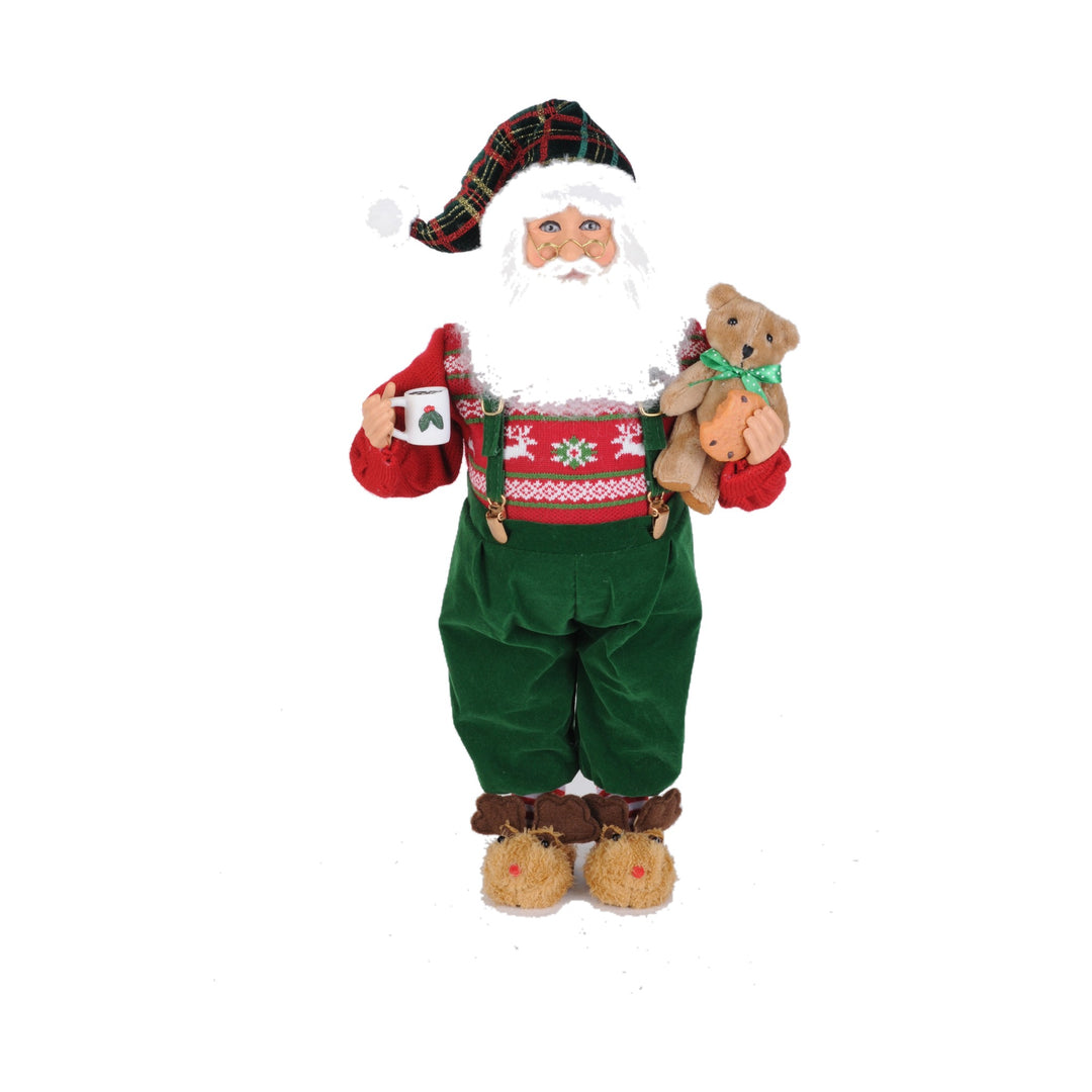 KAREN DIDION Cozy Christmas Santa Figure Default Title