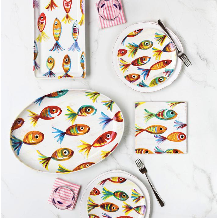 VIETRI Pesci Colorati Rectangula Platter