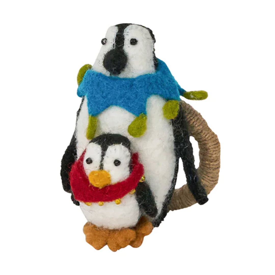 JULISKA Berry And Thread North Pole Penguin Napkin Ring - Individually Sold Default Title