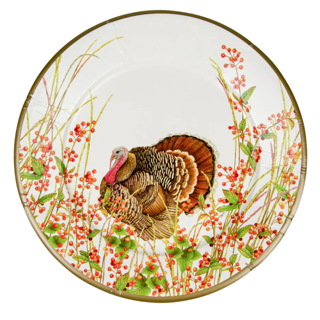 CASPARI Turkey And Berries Dinner Plates